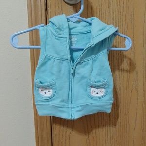 NB super cute blue vest